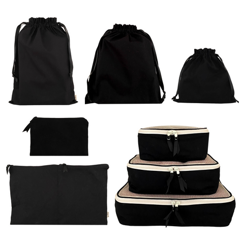 CUSTOM Travel Set, Packing Cubes & Bags – 8 pcs