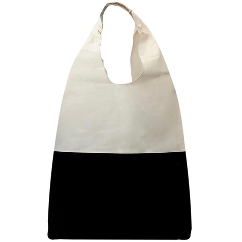 CUSTOM Large Two Tone Tote Bag