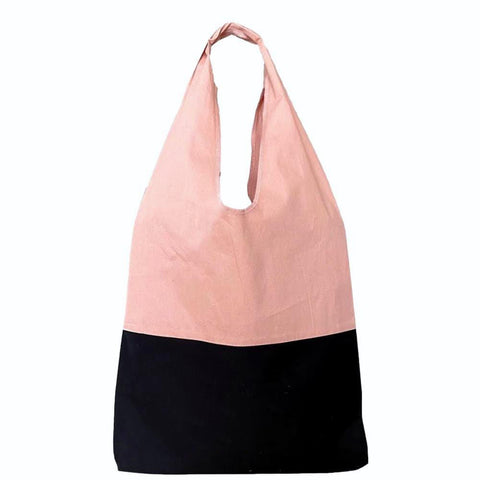 CUSTOM Large Two Tone Tote Bag