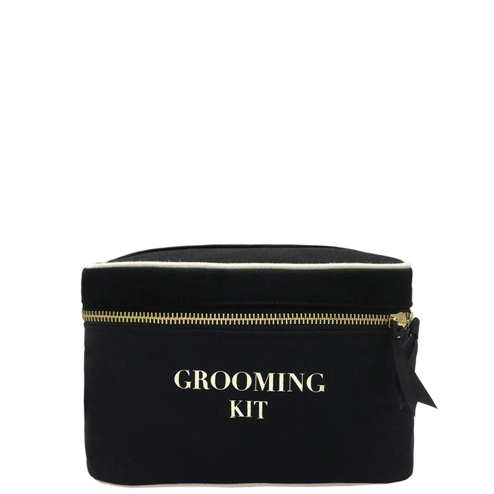 CUSTOM Grooming Kit Box, Laminated, Black